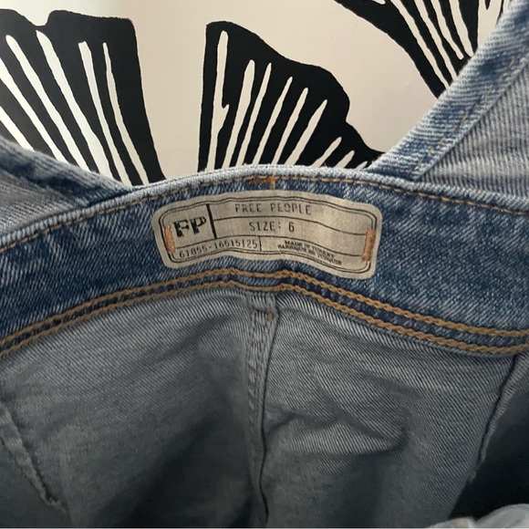 Free People A-Line Denim Overalls - Picture 6 of 8